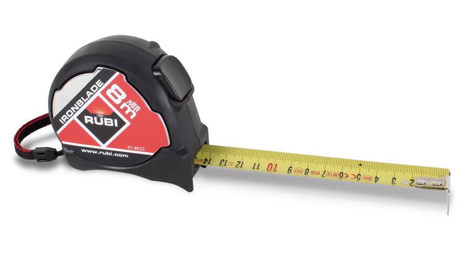 Ruleta metalica 8m x 25mm - RUBI-75905