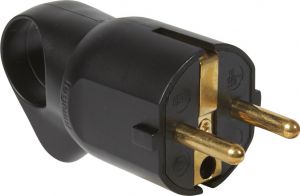 Fisa Cu Inel Plastic,Neagra 050328-Legrand