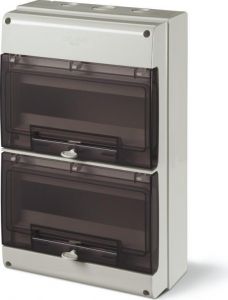 Tablou siguranta Aplicat 24 Module (2x12) IP66 672.4024 - Scame