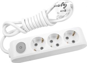 Prelungitor cu intrerupator 3 prize 3 m - 3x1.5 mm2 P-XA3-3M+I - Panasonic