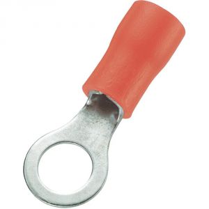 Papuc inelar izolat cupru M6 1.5mm2 Rosu 01-403 - Adeleq