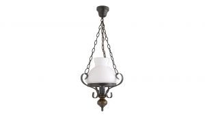 Candelabru PETRONEL 1x60 W Alb, Negru mat, Nuc 7076 Rabalux