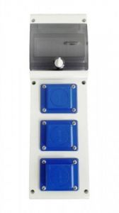 Tablou organizare santier precablat IP44 4 module 3xSchuko