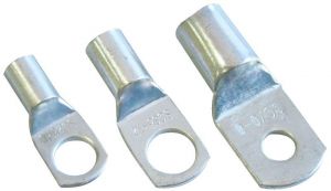 Papuc inelar neizolat,din ţeavă de cupru electrolitic stanat 50mm2, M12, (d1=9,5mm, d2=13mm)