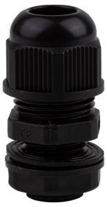 Presetupă metrică, neagră IP66, 6.5-14mm