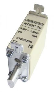 Siguranţă fuzibilă MPR 500V AC, 100A, 00C, 120kA, gG