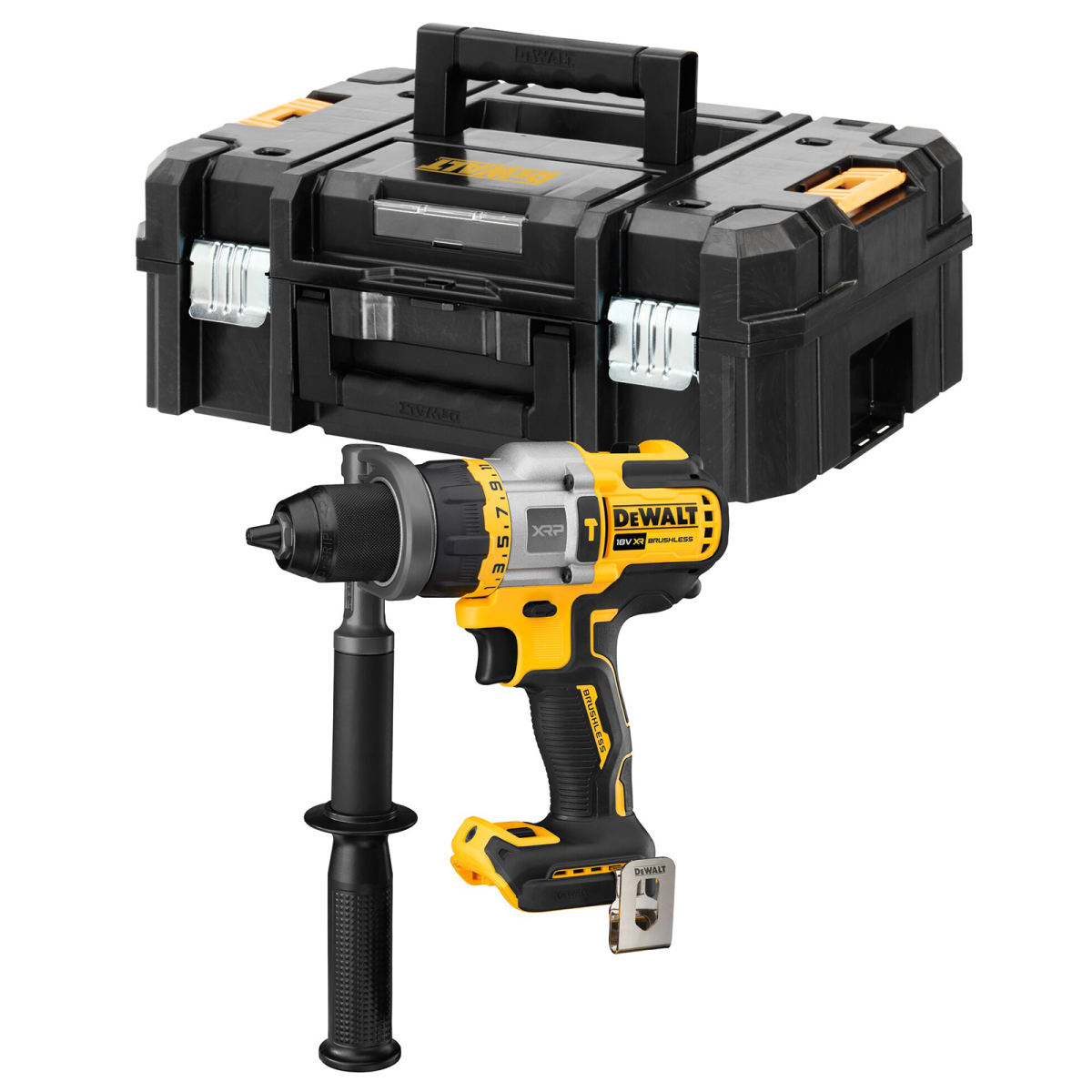 DCD999NT-XJ Masina de gaurit cu percutie, Li-Ion, 126Nm, brushless + Valiza (fara acumulator si incarcator)