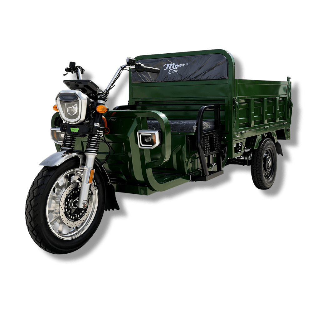 Triciclu electric Cargo 700 NC09 - 45 km/h Verde [72v-45ah-72-volti-45-amperi - da-360-ron]