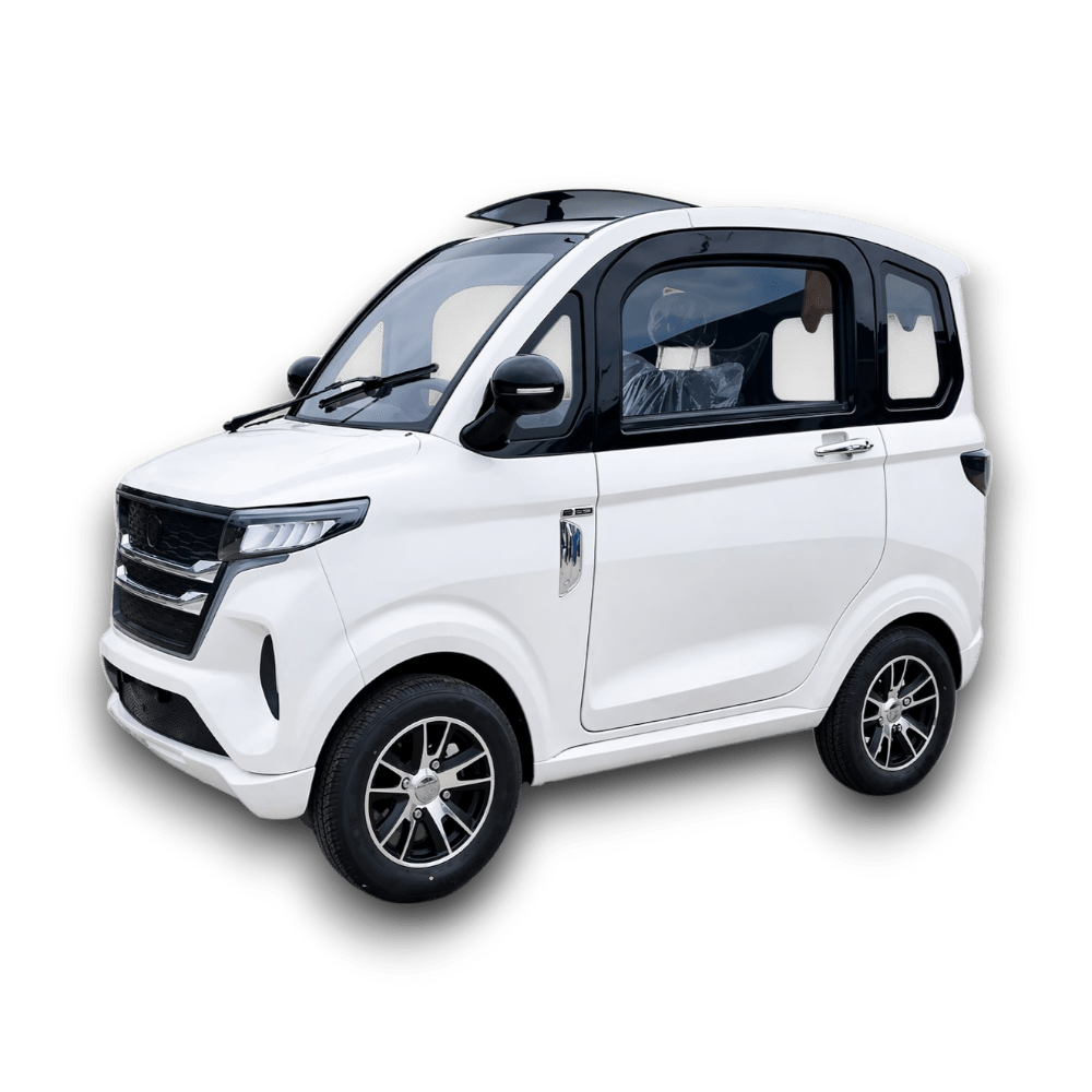 Masina Electrica Model X5 - 25 km/h Alb [60v-80ah-60volti-80-amperi - nu-0-ron]