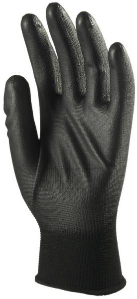 P4BUCK-Black Manusi cu palma imersata PU negru, 8