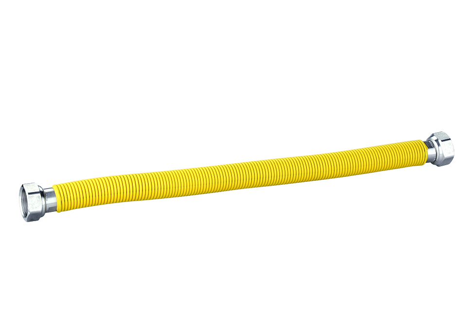 Racord extensibil din inox pentru gaz 1/2"FFx30-60cm