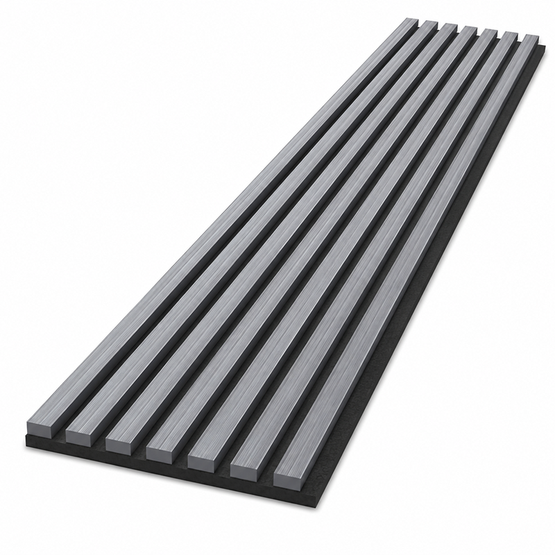 PANOURI RIFLAJ ACUSTICE 30X60CM - GRI, 4/SET