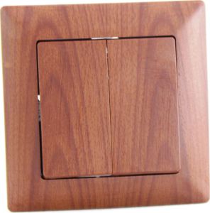 VISAGE Comutator IP20 Wenge - Gunsan