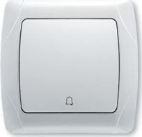 CARMEN Buton Simbol sonerie Alb 90561006 - Viko
