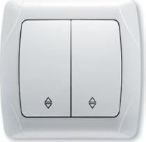 CARMEN Comutator scara Alb 90561017 - Viko