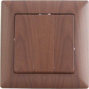 VISAGE Intrerupator triplu IP20 Wenge - Gunsan