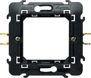 Living Int - Supporto 2 Mod 71X71 Graffette L4702G-Bticino