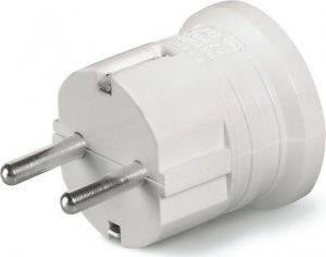 Fisa bipolara, stecher schuko cu impamantare Plastic Alb 130.2063 - Scame