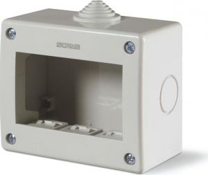 Carcasă aplicată UNIBOX 3 module IP40 136.4123 -Scame