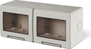 Carcasă aplicată UNIBOX 3+3 module IP55 136.5126 -Scame