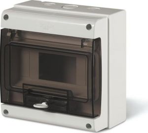 Tablou siguranta Aplicat 8 Module (1x8) IP66 672.2008 - Scame