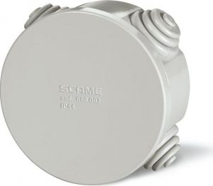 Doza de lagatura ramificatie SCABOX Aplicat Ø80x40mm 80mm IP55 680.002 - Scame