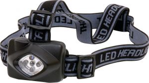 Lampa frontala cu LED-uri - 5 LED-uri - Mob-Ius