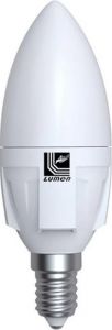 Bec Led Forma Lumanare E14 6W Mat Alb Rece 6200k 230V - Lumen