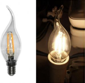 Bec Led COG Lumanare E14 4W Clar Alb Cald 2800k 230V - Lumen