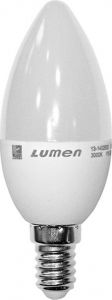 Bec Power Led Lumanare E14 5W Mat Alb Cald 3000k 230V - Lumen