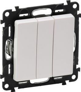 Intrerupator triplu VALENA LIFE Alb 752103 - Legrand