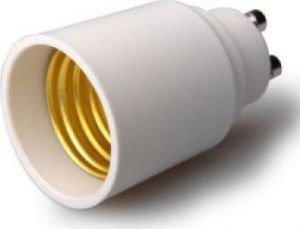 Adaptor dulie Gu10->E27 Plastic