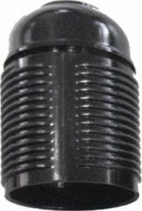 Dulie cu filet M10 E27 Bachelita Negru 00-863-NEGRU - Adeleq