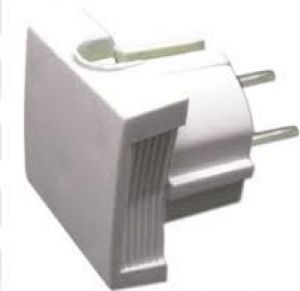 Fisa bipolara, stecher schuko cu impamantare Plastic Alb 31-203 - Adeleq