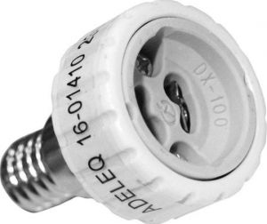 Adaptor dulie E14->Gu10 Plastic