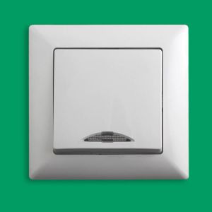 VISAGE Intrerupator scara cu led IP20 Alb - Gunsan