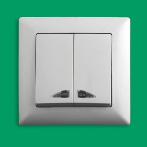 VISAGE Comutator cu led IP20 Alb - Gunsan