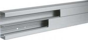 Optiline 45 - canal de cabluri instalare - 140x55 mm - alum. - natural - 2000 mm - Sisteme de canale optiline 45 - 140x55 mm - Optiline 45 - ISM10350 - Schneider Electric