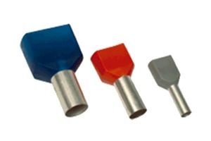 Pin izolat 2x0.5mm2 Alb 01-436-2 - Adeleq