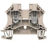 Clemă şir industrială WDU 6mm2 Bej inchis 1020200000 - Weidmuller