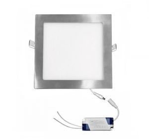 Corp iluminat Led Patrat Ingropat 295x295mm 25W 3000K 1850lm Alb Cald 06-2520600 - Adeleq