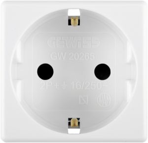 2P+E 16A Priza Schuko Sy/Al GW20265 - Gewiss