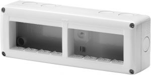 Doza Aparenta Ip40 Oriz. 8(2X4)M GW27006 - Gewiss