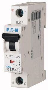 Siguranta automata FAZ-C10/1-DC 10A 15Ka 1P-Eaton