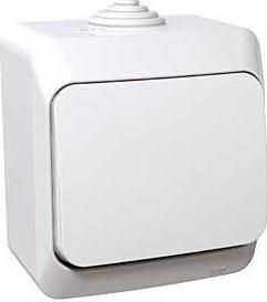 CEDAR PLUS Intrerupator cap scara 16A IP44 Alb WDE000560