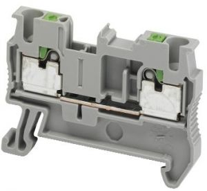 Clemă Push-In, 2Pt, 2,5Mm², Gri