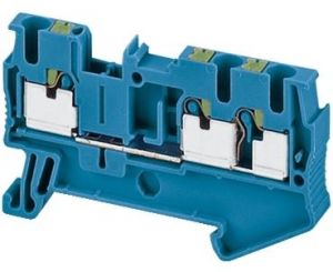 Clema Push-In, 3Pt, 2,5Mm², Bleu