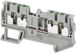 Clema Push-In, 4Pt, 2,5Mm², Gri