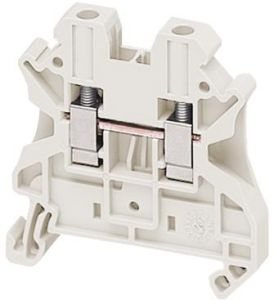 Clema Cu Surub, 2Pt, 4Mm², Alba