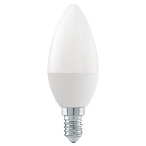 Bec Led Forma Lumanare 1x5W E14 Alb, Alb Cald 2740k - Eglo
